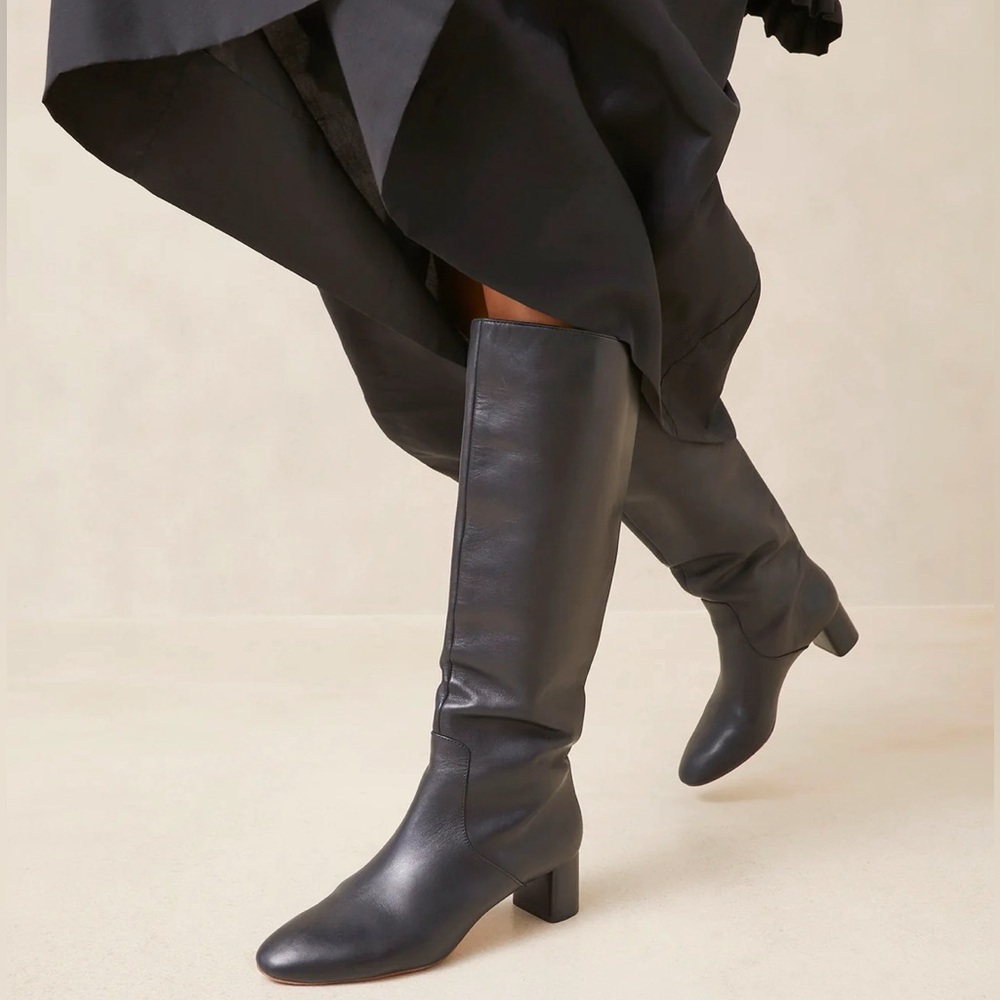 Loeffler Randall Black Gia Boot, size 7.5.